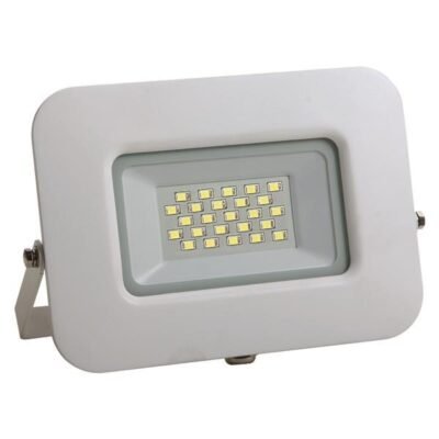 ΠΡΟΒΟΛΕΑΣ LED 20W SMD ΒΑΣΗ 360° ΛΕΥΚΟΣ IP65 3000K PLUS (147-69318)