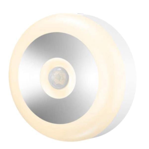 ΦΩΤΙΣΤΙΚΟ ΠΑΓΚΟΥ 1W LED 3000Κ Φ70mm ΜΕ ΑΝΙΧΝΕΥΤΗ ΚΙΝΗΣΗΣ (145-55324)