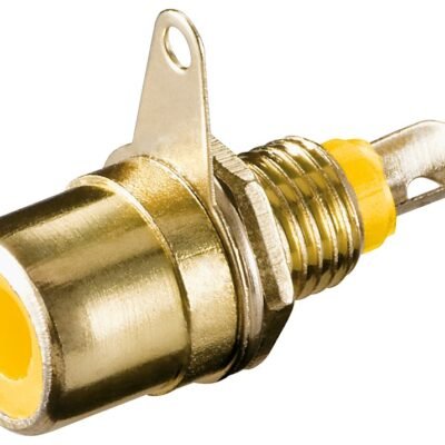 Σασί για Φίς RCA Gold Κίτρινο (02.006.0060)