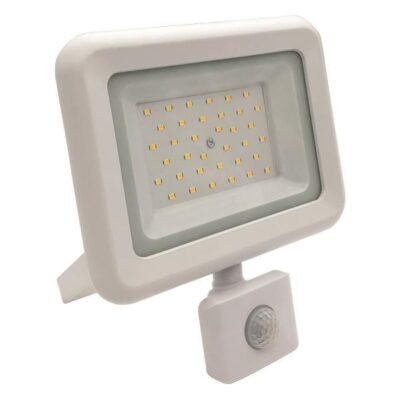 ΠΡΟΒΟΛΕΑΣ LED 30W SMD ΜΕ ΠΕΡΙΣΤΡΕΦΟΜΕΝΟ ΑΝΙΧΝΕΥΤΗ ΚΙΝΗΣΗΣ ΛΕΥΚΟΣ IP44 6500K PLUS (147-69656)