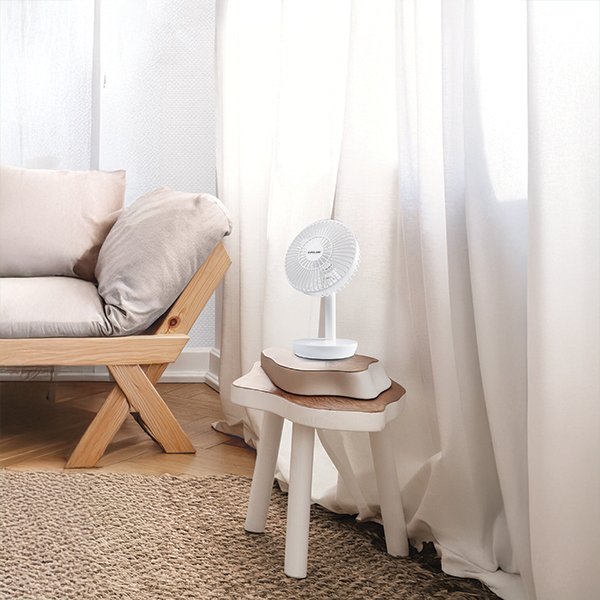 ΑΝΕΜΙΣΤΗΡΑΣ ΓΡΑΦΕΙΟΥ ΕΠΑΝΑΦΟΡΤΙΖΟΜΕΝΟΣ ΛΕΥΚΟΣ Φ16 9W DC (300-20508) - Image 2