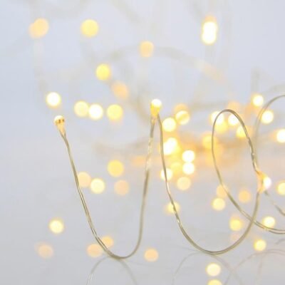 ΣΕΙΡΑ, 100 ΜΙΝΙ LED, ΜΕΤΑΣΧΗΜΑΤΙΣΤΗ, 8 ΠΡΟΓΡΑΜΜΑΤΑ & ΜΝΗΜΗ, ΜΠΡΟΝΖΕ ΧΑΛΚINO ΚΑΛΩΔΙΟ, ΘΕΡΜΟ ΛΕΥΚΟ LED ANA 10cm, ΠΡΟΕΚΤΑΣΗ ΠΑΡΟΧΗΣ 5m, ΙΡ44 (600-07061)