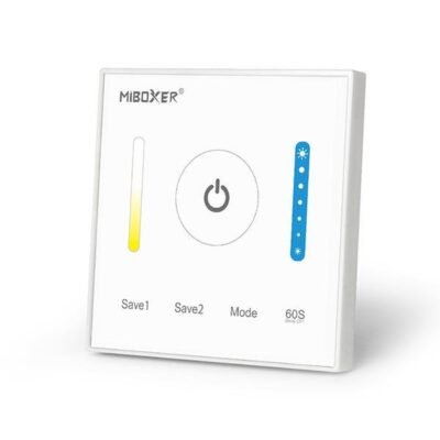 DIMMER ΧΩΝΕΥΤΟ ΓΙΑ ΤΑΙΝΙΑ LED CCT 15A 2 ΚΑΝΑΛΙΑ DC12V/180W 24V/360W (145-71451)