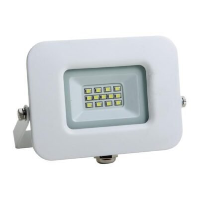 ΠΡΟΒΟΛΕΑΣ LED 10W SMD ΒΑΣΗ 360° ΛΕΥΚΟΣ IP65 4000K PLUS (147-69311)
