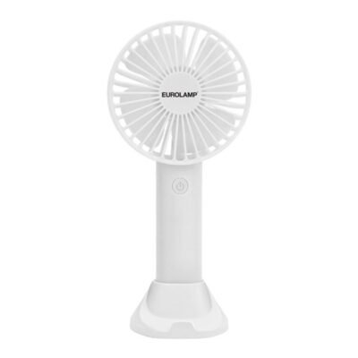 ΑΝΕΜΙΣΤΗΡΑΣ ΧΕΙΡΟΣ ΕΠΑΝΑΦΟΡΤΙΖΟΜΕΝΟΣ ΜΕ USB ΜΕ ΒΑΣΗ ΚΙΝΗΤΟΥ Φ10 ΛΕΥΚΟΣ (300-20549)