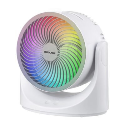 ΕΠΙΤΡΑΠΕΖΙΟ AIR COOLER Φ18,5 10W ΜΕ USB ΚΑΙ RGB ΦΩΣ (300-20548)