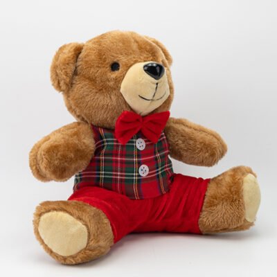 ΑΡΚΟΥΔΟΣ ΚΑΘΙΣΤΟΣ ΜΕ ΚΑΡΟ ΠΟΥΚΑΜΙΣΟ ΚΑΙ ΠΑΠΙΓΙΟΝ, 25cm (600-48333)