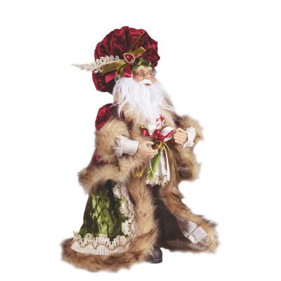 ΑΓΙΟΣ ΒΑΣΙΛΗΣ ΜΕ ΒΕΛΟΥΔΙΝΗ ΜΠΑΡΟΚ ΦΟΡΕΣΙΑ, 30.4cm (600-48371)