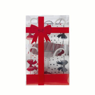 ΦΛΥΤΖΑΝΑΚΙΑ ΜΕ ΦΙΟΓΚΟΥΣ, ΜΕ ΠΙΑΤΑΚΙ, ΜΑΥΡΟ ΚΑΙ ΚΟΚΚΙΝΟ, ΣΕ ΜΕΤΑΛΛΙΚΟ STAND, ΣΕΤ 4ΤΜΧ, 80ml (600-48475)