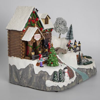 ΣΑΛΕ ΜΕ ΠΟΤΑΜΑΚΙ ΚΑΙ ΤΡΕΝΑΚΙ, ΜΕ ΜΟΥΣΙΚΗ ΚΑΙ ΚΙΝΗΣΗ, ΜΠΑΤΑΡΙΑΣ, 35×24.5×28.5cm (600-48487)