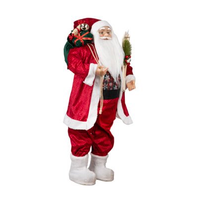 ΑΓΙΟΣ ΒΑΣΙΛΗΣ ΜΕ ΜΠΟΡΝΤΟ ΒΕΛΟΥΔΙΝΑ ΡΟΥΧΑ ΚΑΙ ΠΑΓΟΠΕΔΙΛΑ, 90cm (600-48497)