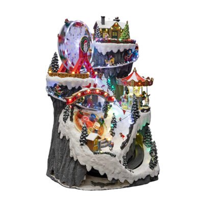 ΧΕΙΜΕΡΙΝΟ ΠΑΡΚΟ ΨΥΧΑΓΩΓΙΑΣ, ΜΕ ΡΟΔΑ ΛΟΥΝΑ ΠΑΡΚ, ΤΡΕΝΑΚΙ ΚΑΙ ΚΑΡΟΥΖΕΛ, ΜΕ ΜΟΥΣΙΚΗ ΚΑΙ ΚΙΝΗΣΗ. ΜΕ ΜΕΤΑΣΧΗΜΑΤΙΣΤΗ, 49.5×44.5×75.5cm (600-48583)