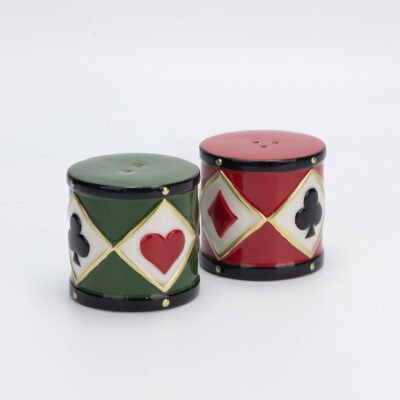 ΣΕΤ ΑΛΑΤΟΠΙΠΕΡΟ, ΚΕΡΑΜΙΚΟ, ΜΕ ΣΥΜΒΟΛΑ ΤΡΑΠΟΥΛΑΣ, 6.3×6.3x6cm (600-49092)