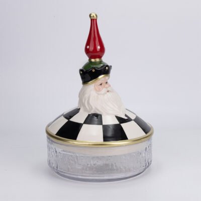 ΒΑΖΟ ΜΕ ΚΕΡΑΜΙΚΟ ΚΑΠΑΚΙ ΑΓΙΟΣ ΒΑΣΙΛΗΣ, 20.5×20.5×28.7cm (600-49097)