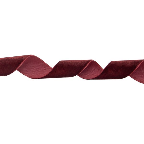 ΚΟΡΔΕΛΑ ΒΕΛΟΥΔΙΝΗ ΣΚΟΥΡΟ ΜΠΟΡΝΤΟ, 914x2.5cm (600-49511)