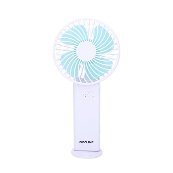 ΑΝΕΜΙΣΤΗΡΑΣ ΧΕΙΡΟΣ ΕΠΑΝΑΦΟΡΤΙΖΟΜΕΝΟΣ ΜΕ USB Φ10 ΛΕΥΚΟ-MΠΛΕ (300-20529)