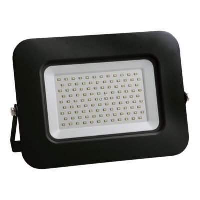ΠΡΟΒΟΛΕΑΣ LED 100W SMD ΒΑΣΗ 360° ΜΑΥΡΟΣ IP65 4000K PLUS (147-69351)