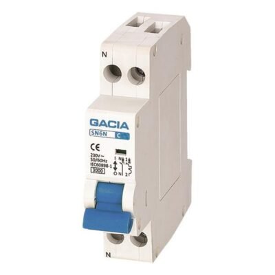 ΑΥΤΟΜΑΤΑΚΙ ΜΟΝΟΠΟΛΙΚΟ 2X25A 1P+Ν 3KA B GACIA (500-42324)