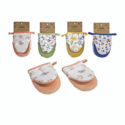 Σετ 2 γάντια κουζίνας αντιολισθητικά 13 x 17cm [77492053]