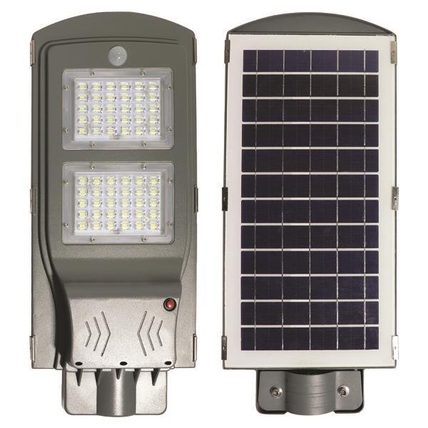 ΦΩΤΙΣΤΙΚΟ ΔΡΟΜΟΥ ΗΛΙΑΚΟ ΜΕ ΑΝΙΧΝΕΥΤΗ ΚΙΝΗΣΗΣ LED SMD 40W ΓΚΡΙ 6000K IP65 PLUS (200-57803)