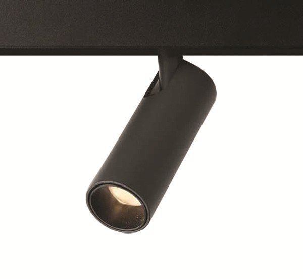 ΣΠΟΤ ΜΑΓΝΗΤΙΚΗΣ ΡΑΓΑΣ LED 7W 24° 4000Κ ΜΑΥΡΟ (145-59942)