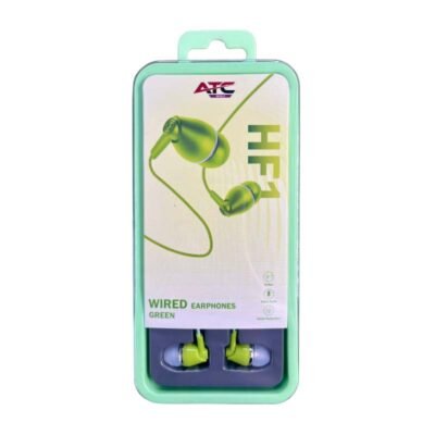 ATC-HFr1 Ενσύρματα Ακουστικά Handsfree 3.5mm Πράσινο (20.001.0031)