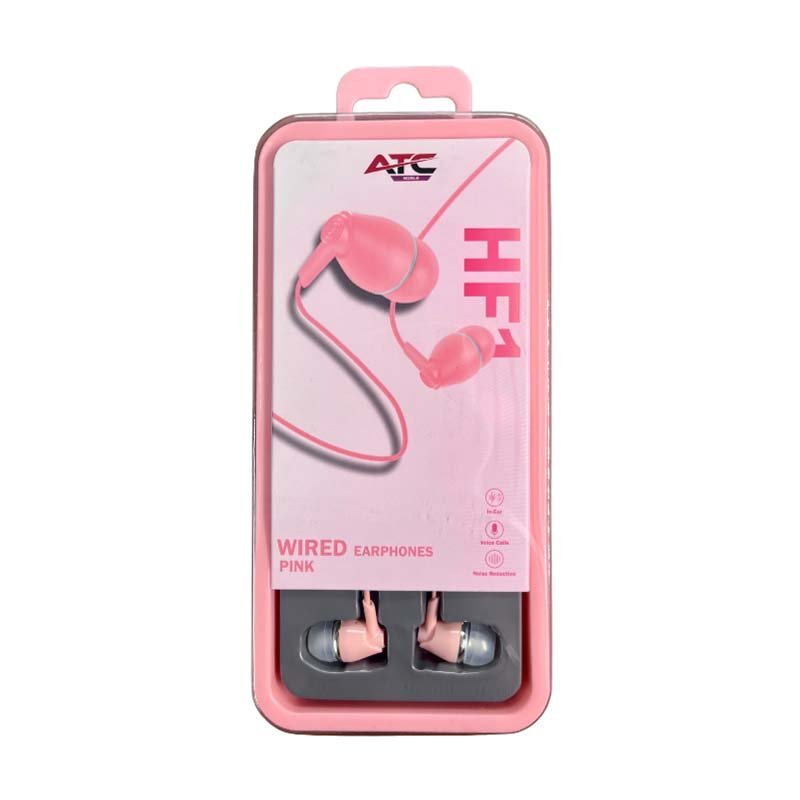 ATC-HFr1 Ενσύρματα Ακουστικά Handsfree 3,5mm Ροζ (20.001.0029)