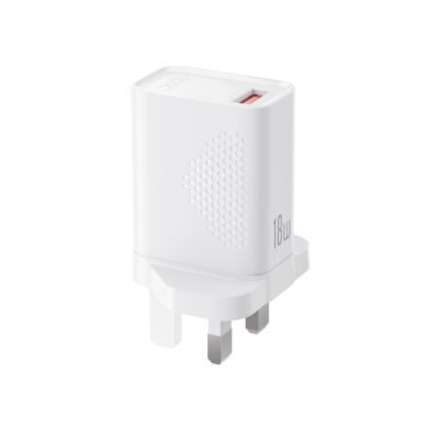 XO L159 Φορτιστής Ταχείας Φόρτισης (UK) QC 18W 1x USB-A (16.006.0409)