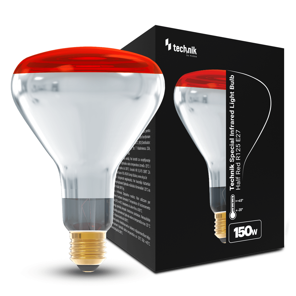 Technik Ειδικός Λαμπτήρας Υπερύθρων Κόκκινος R125 150W E27 (41.005.0001)