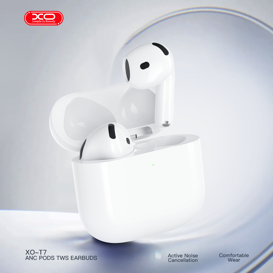 XO T7 ANC Ασύρματα Ακουστικά Earbuds TWS 6ης Γενιάς με Noise Cancelling Standard Edition (16.003.0191) - Image 7