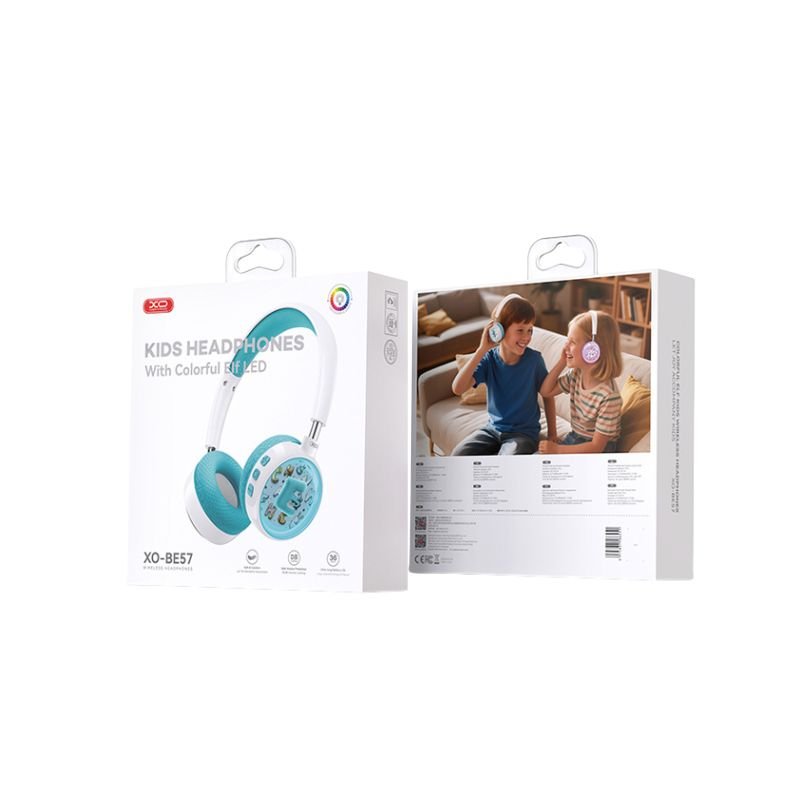 XO BE57 Ασύρματα Παιδικά Ακουστικά Κεφαλής Elf Μπλε (16.003.0192) - Image 5