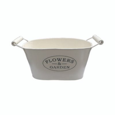 Γλάστρα μεταλλική 27x 13x 11,5cm [10701328]