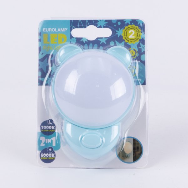 ΦΩΤΑΚΙ ΝΥΚΤΟΣ ΜΕ ΔΙΑΚΟΠΤΗ LED ΑΡΚΟΥΔΑΚΙ ΜΠΛΕ 1.2W (145-15064) - Image 4