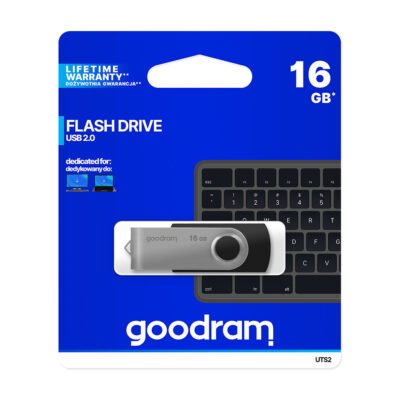 Goodram pendrive 16GB USB 2.0 Twister black (AKKPNGDRL016G101)