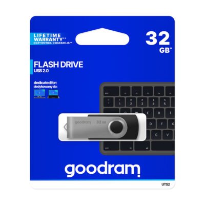 Goodram pendrive 32GB USB 2.0 Twister black (AKKPNGDRL032G101)