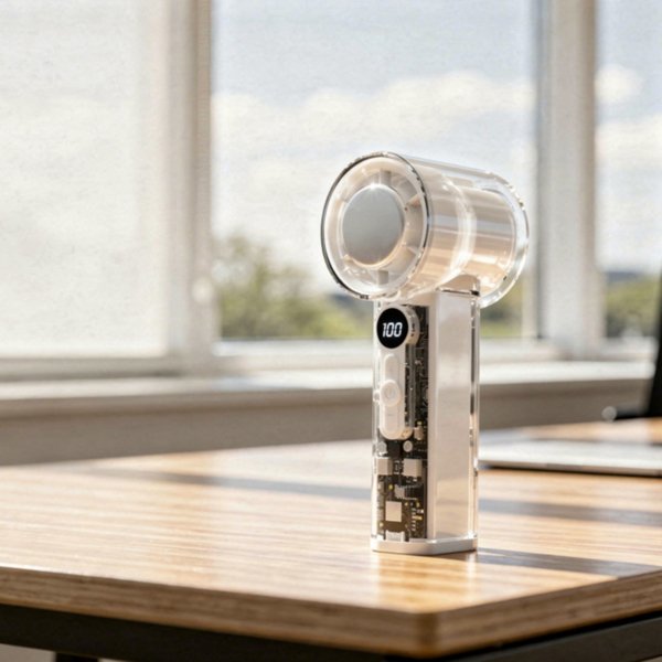 ΑΝΕΜΙΣΤΗΡΑΣ ΧΕΙΡΟΣ ΜΕ ΕΠΙΦΑΝΕΙΑ ΨΥΞΗΣ ΕΠΑΝΑΦΟΡΤΙΖΟΜΕΝΟΣ Φ6 ΛΕΥΚΟ-ΔΙΑΦΑΝΟ (300-20556) - Image 3