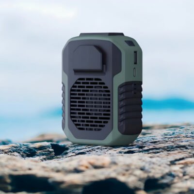 ΑΝΕΜΙΣΤΗΡΑΣ ΜΕΣΗΣ 4.5W ΠΡΑΣΙΝΟ-ΜΑΥΡΟ ΕΠΑΝΑΦΟΡΤΙΖΟΜΕΝΟΣ 6000mAh (300-20561)