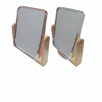 Καθρέφτης τετράγωνος σε ξύλινη βάση [40201239]