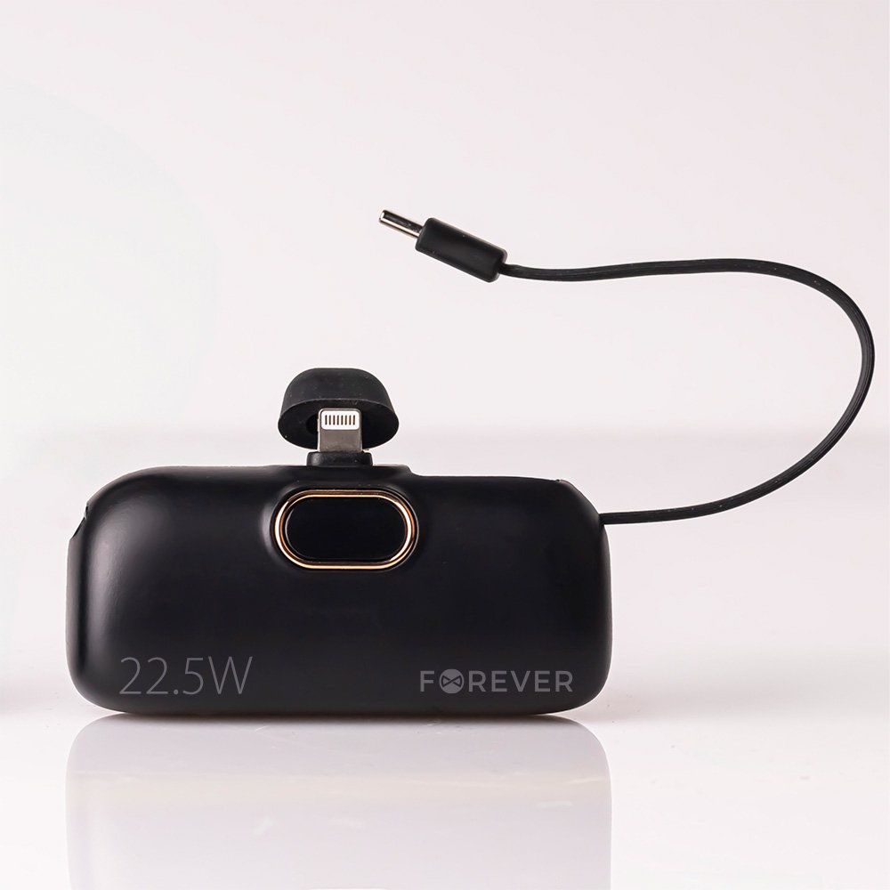 Forever mini power bank MTB-100 22.5W 5000 mAh Lightning black (GSM182133) - Image 4