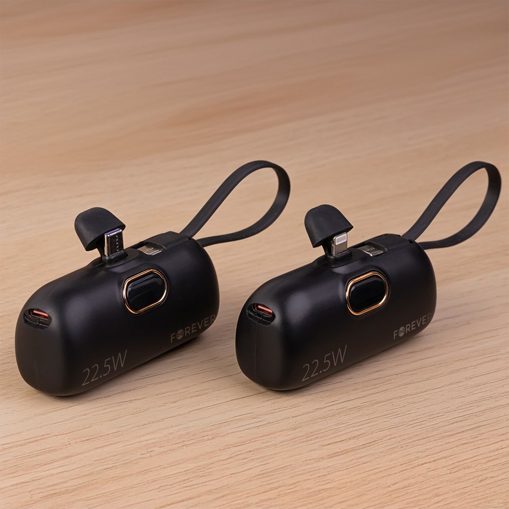 Forever mini power bank MTB-100 22.5W 5000 mAh Lightning black (GSM182133) - Image 11