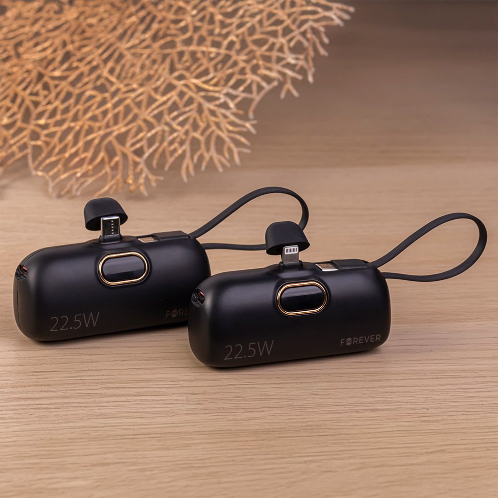 Forever mini power bank MTB-100 22.5W 5000 mAh Lightning black (GSM182133) - Image 12