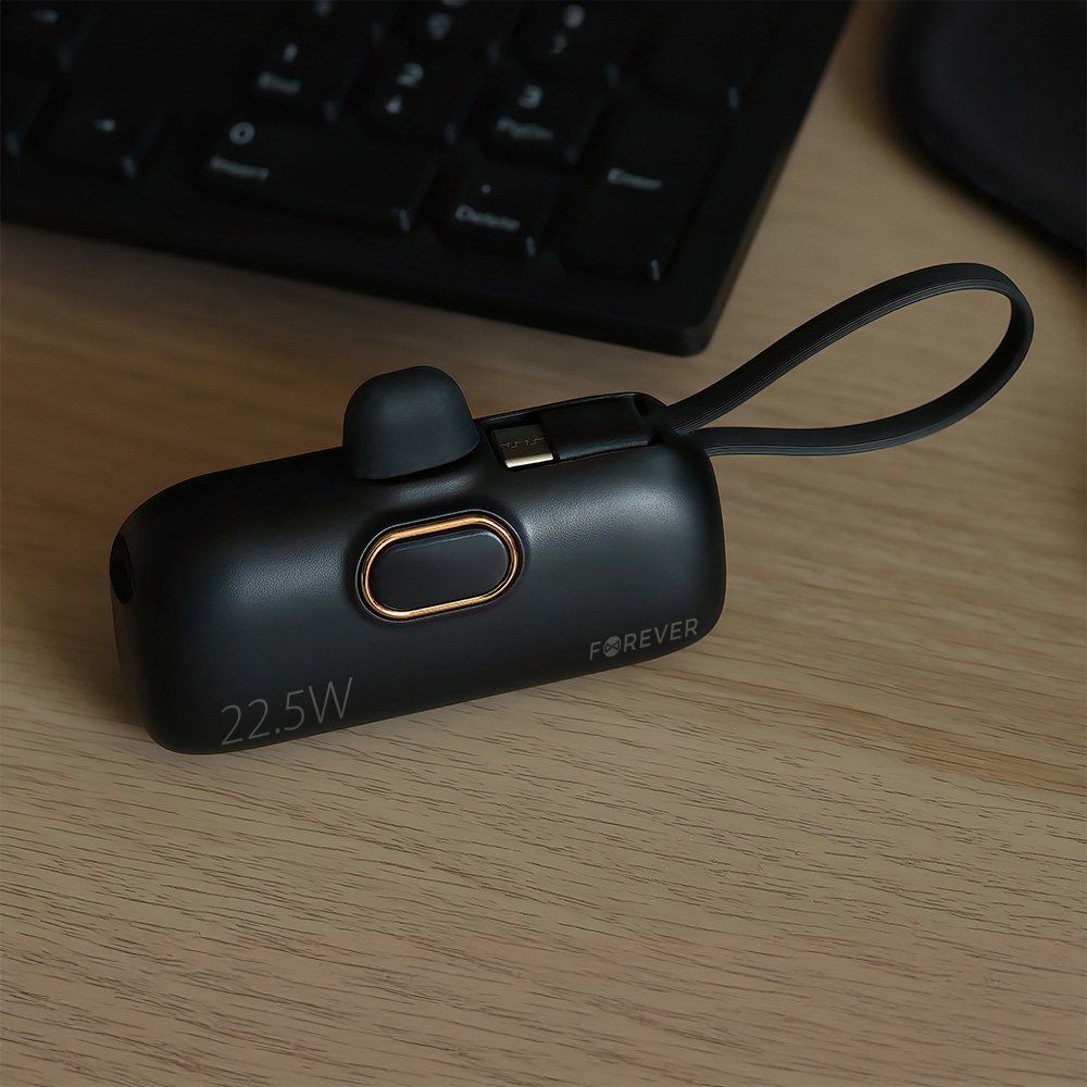 Forever mini power bank MTB-100 22.5W 5000 mAh Lightning black (GSM182133) - Image 8