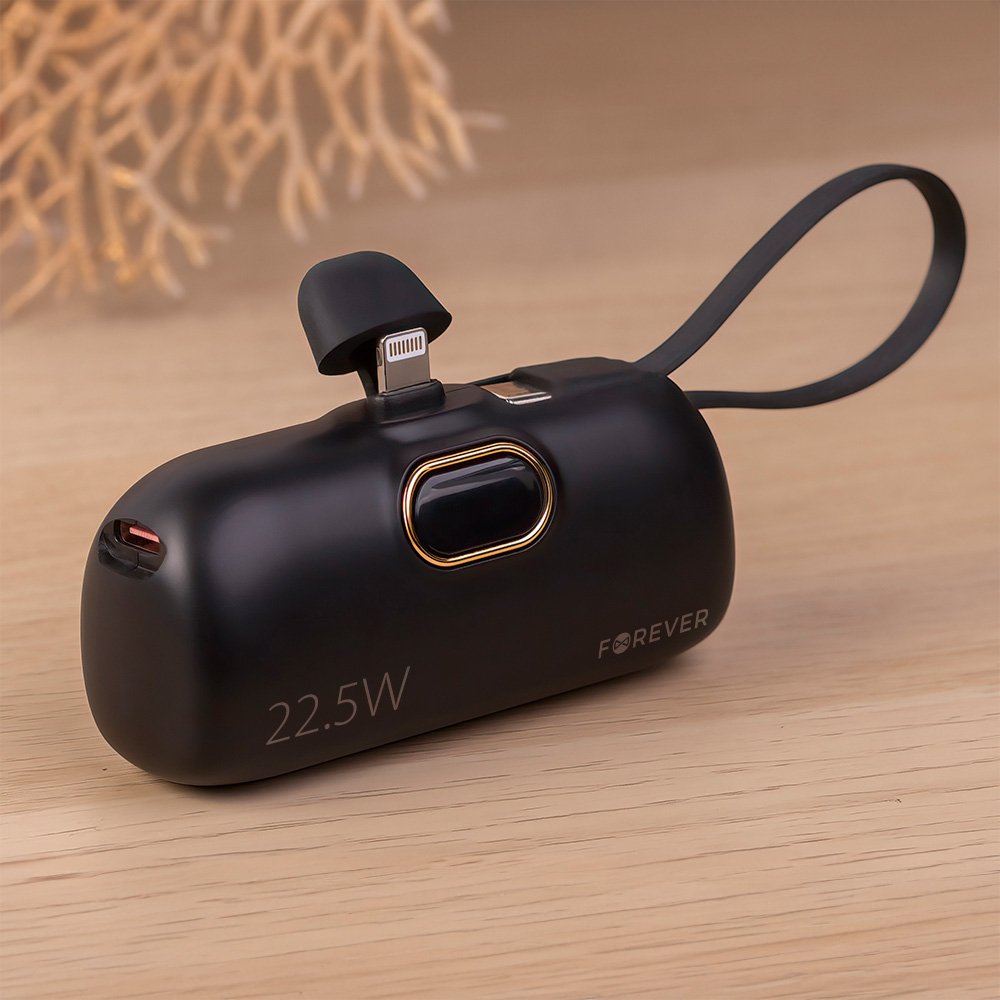Forever mini power bank MTB-100 22.5W 5000 mAh Lightning black (GSM182133) - Image 9