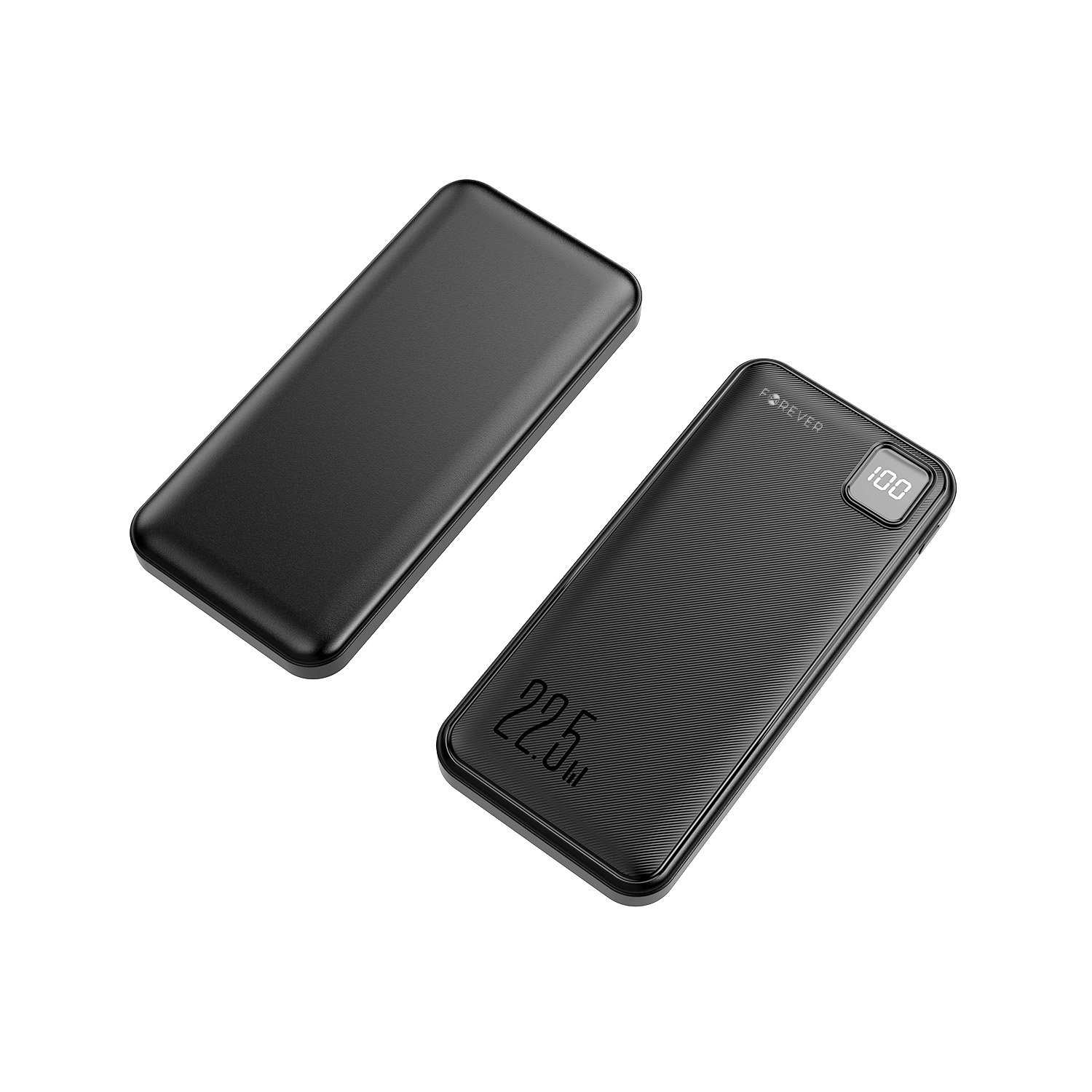 Forever power bank TB-300M PD QC 22,5W 10000 mAh black (GSM191279) - Image 2