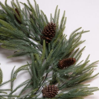 ΣΤΕΦΑΝΙ, FOREST GLAMOUR, ΜΕ ΚΟΥΚΟΥΝΑΡΙΑ, FULL PE, 75cm (600-30762)