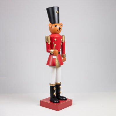 ΑΡΚΟΥΔΟΣ ΣΤΡΑΤΙΩΤΗΣ, ΚΟΚΚΙΝΟΣ, ΜΕΤΑΛΛΙΚΟΣ, 33x28x119.5cm (600-48621)