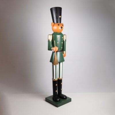 ΑΡΚΟΥΔΟΣ ΣΤΡΑΤΙΩΤΗΣ, ΠΡΑΣΙΝΟΣ, ΜΕΤΑΛΛΙΚΟΣ, 47x40x200cm (600-48622)