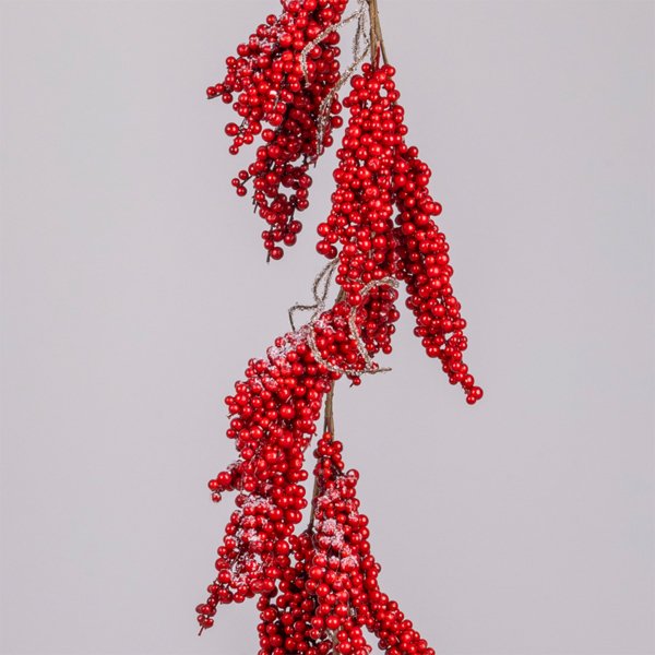 ΚΛΑΔΑ ΜΕ ΜΙΚΡΑ BERRIES, ΕΛΑΦΡΩΣ ΧΙΟΝΙΣΜΕΝΗ, 120cm (600-48993)