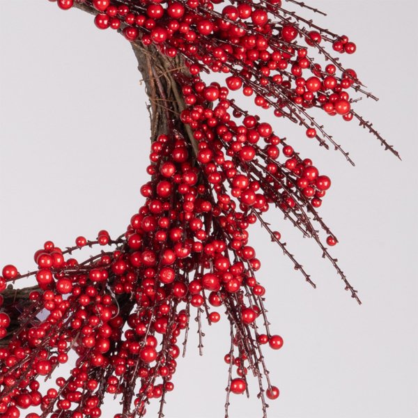 ΣΤΕΦΑΝΙ ΑΠΌ ΜΙΚΡΑ BERRIES ΚΑΙ ΞΕΡΟΚΛΑΔΑ, 50cm (600-49035)