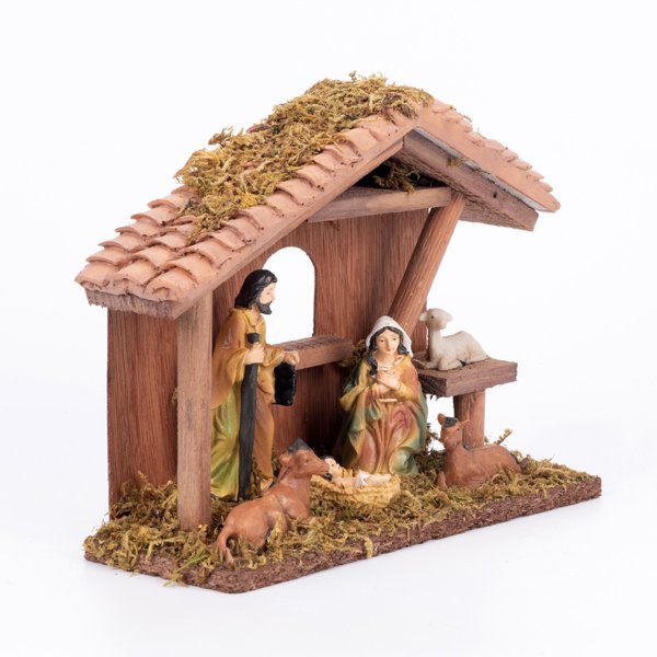 ΦΑΤΝΗ ΜΙΚΡΗ ΜΕ 6 ΦΙΓΟΥΡΕΣ ΣΕ ΓΗΙΝΑ ΧΡΩΜΑΤΑ, 20x8x16.5cm (600-49447)